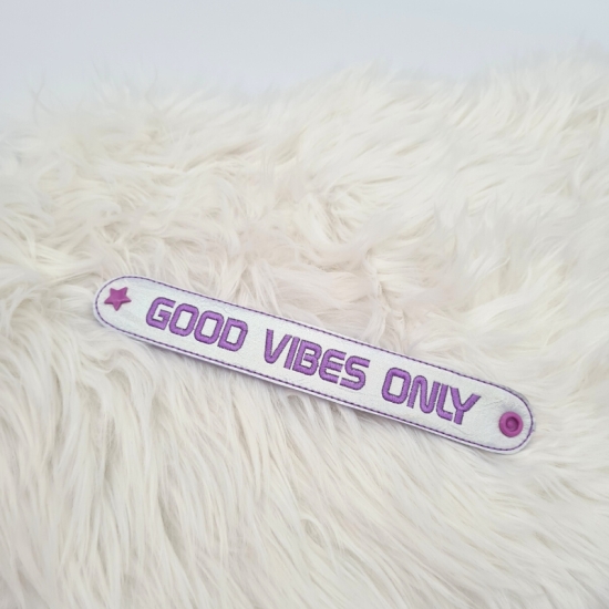 Armband "Good Vibes Only" - 18,5cm